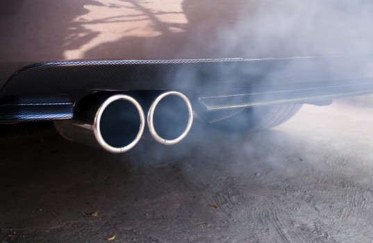Car exhaust pipe