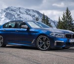 2018-bmw-m550i-xdrive-blue-front-quarter