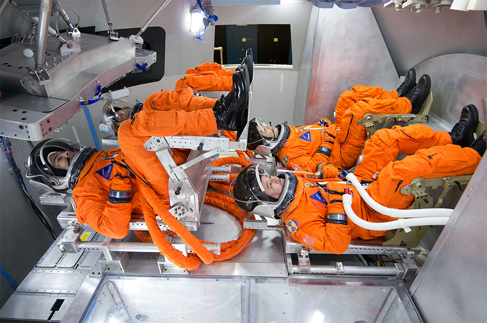 Prostor pro posádku v kabině Orionu je o 50 % větší než v Apollu / Foto: NASA