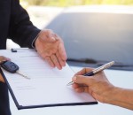 The,New,Car,Owner,Signs,The,Lease,Agreement,,Contract,To