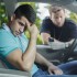 49423463 - worried young driver caught on driving after alcohol