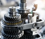 Closeup,Disassembled,Car,Automatic,Transmission,Gear,Part,On,Workbench,At