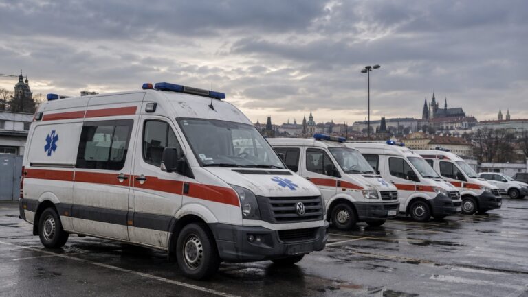 Praha posílá na Ukrajinu 45 vyřazených sanitek. Původně měly skončit v aukci na náhradní díly