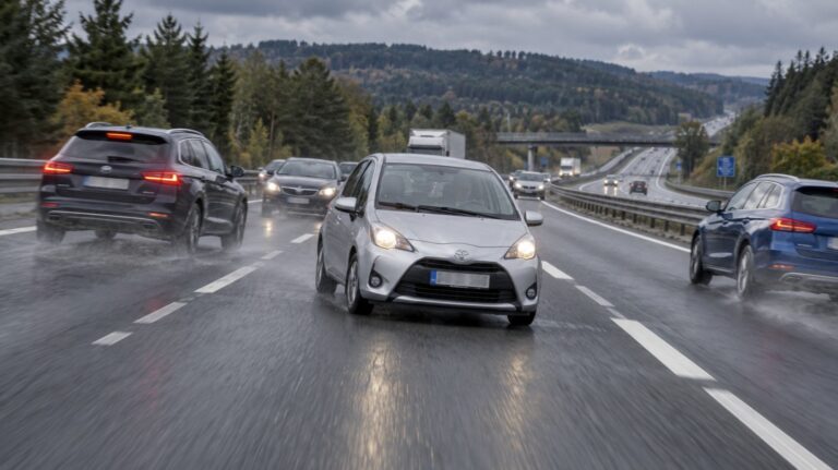 Splašený důchodce se po dálnici D5 řítil v protisměru. Ostatní uhýbali na poslední chvíli